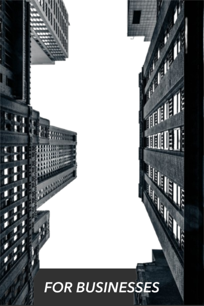 image of tall buildings symbolizing businesses